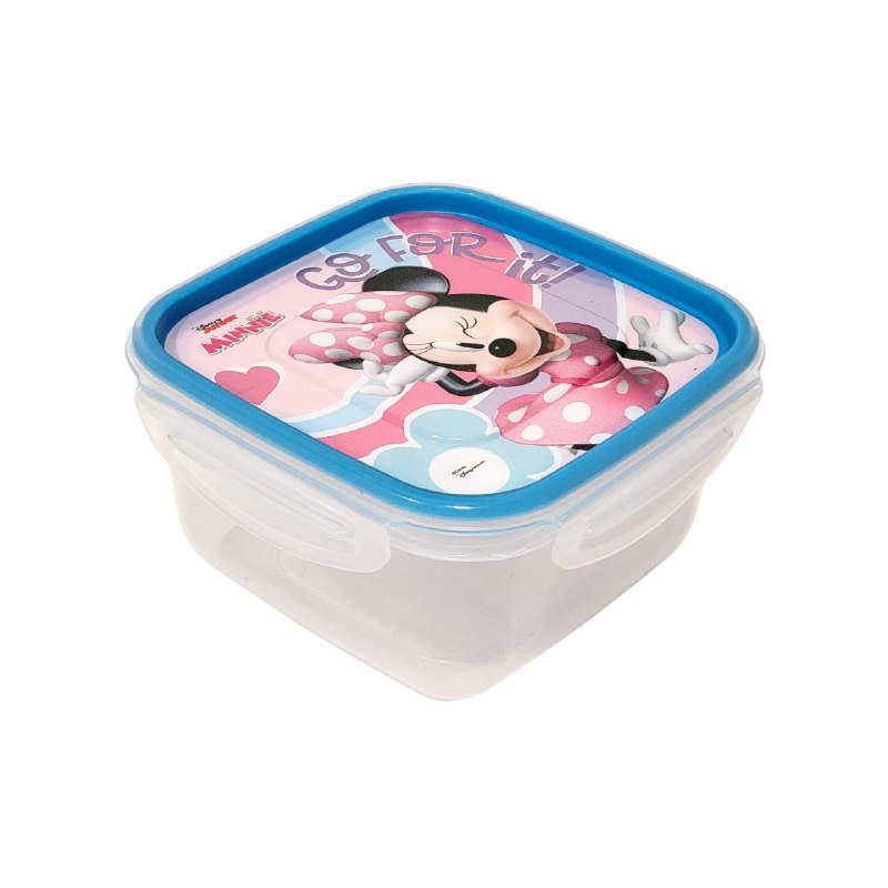 RECIPIENTE PANA PARA ALIMENTOS PARA NIÑAS DE MINNIE MOUSE TAMAÑO MEDIANA