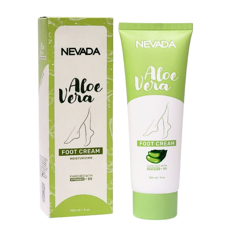 CREMA CORPORAL PARA PIES HIDRATANTE Y CALMANTE CON ALOE VERA NEVADA 120ML