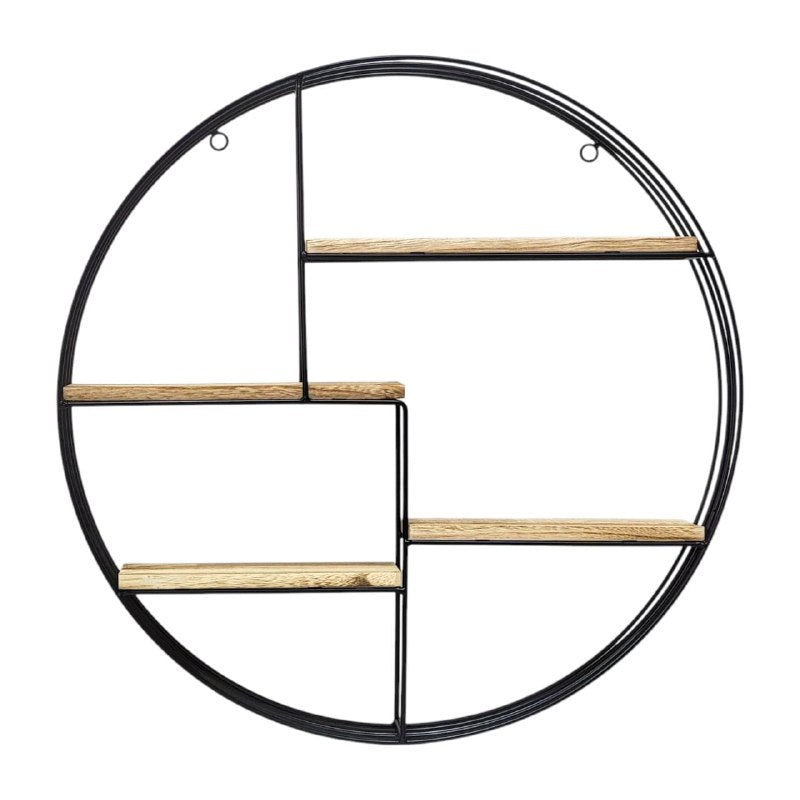 DECORACION ESTANTE DECORATIVO DE METAL PARA PARED 50X50CM
