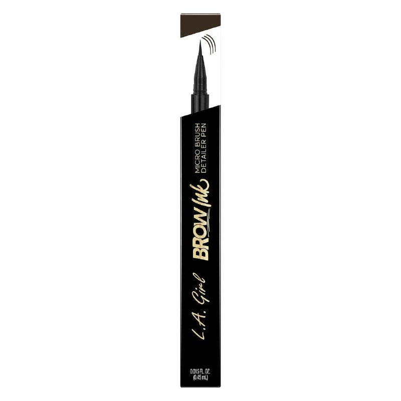 LAPIZ DELINEADOR DE CEJAS CON EFECTO PELO A PELO TONO GBP346 DARK BROWN LA GIRL 0.45ML