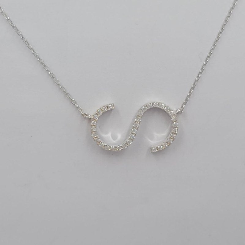 PSET2619 SET FORMA LETRA S PLATA 9.25