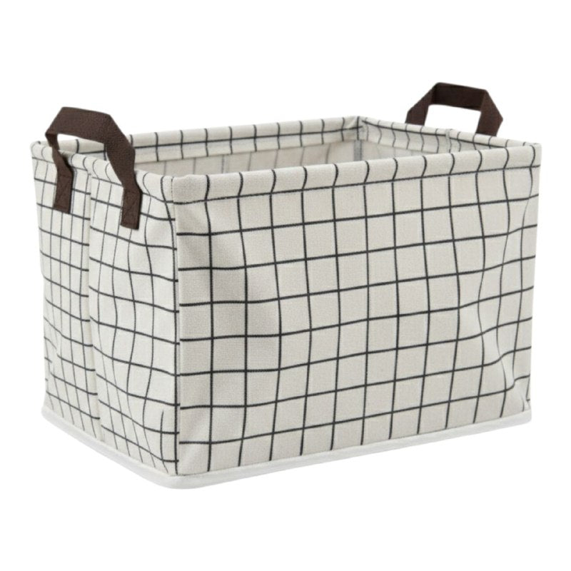 ORGANIZADOR CAJA DE ALMACENAMIENTO PLEGABLE, CESTA PARA LIBROS, JUGUETES, ROPA Y MAS CLOSET ESSENTIALS 31X24X20CM