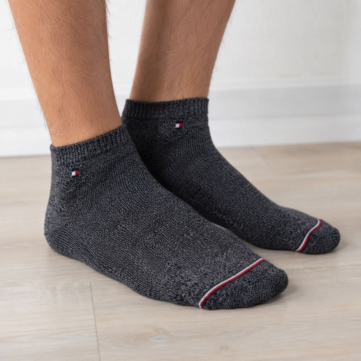CALCETA TOBILLERA TOMMY HILFIGER PARA HOMBRE 6 PARES TALLA ÚNICA