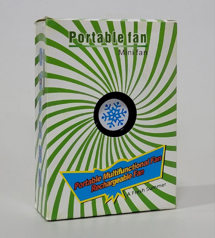 VENTILADOR DE MANO O MESA RECARGABLE PORTABLE FAN