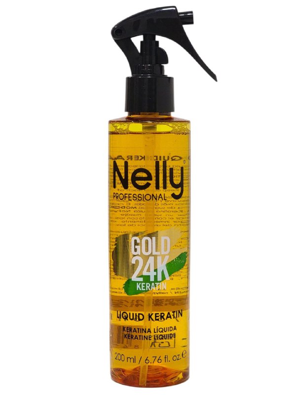 SPRAY PARA EL CABELLO DE QUERATINA LIQUIDA APLICACION FACIL NELLY PROFESSIONAL 200ML