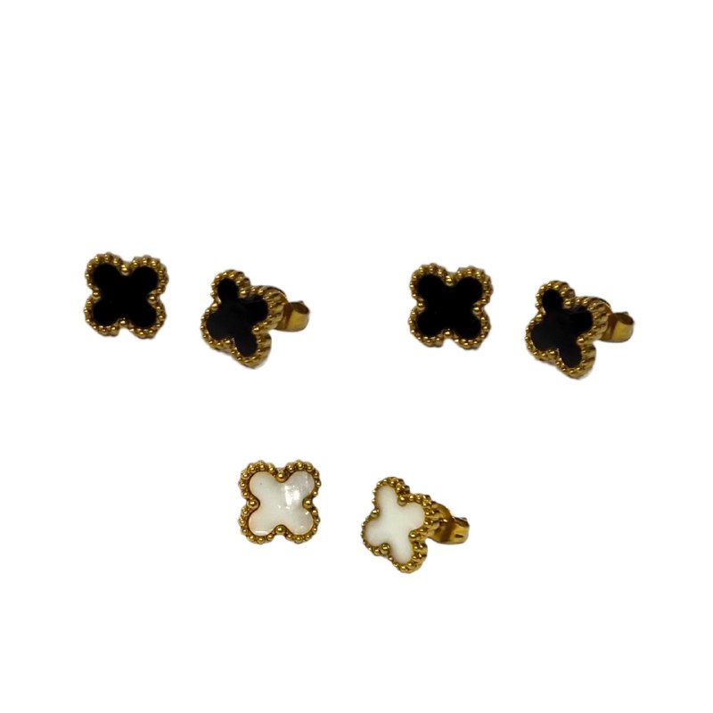EARI4074 SET DE ARITOS FLOR CARTIER