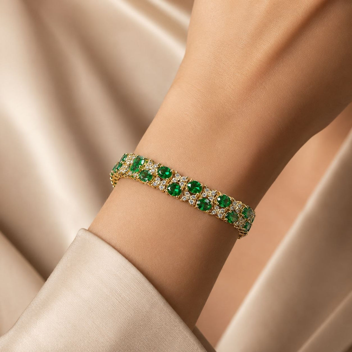 PULSERA DE ENCHAPE PARA DAMA