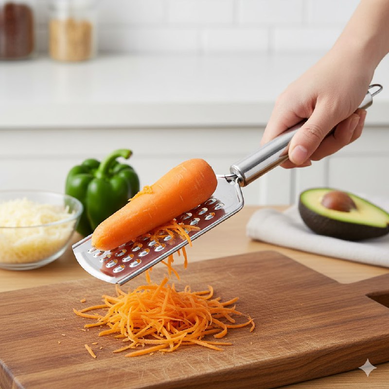 RAYADOR DE VERDURAS DE MANO DE ACERO INOXIDABLE DE ALTA CALIDAD KITCHEN ASSITANT