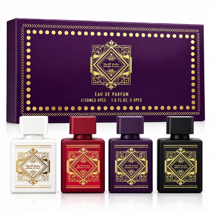 SET BADEE AL OUD EDP 30MLX4 (M) (AROMA SIMILAR LATTAFA BADEE AL OUD)