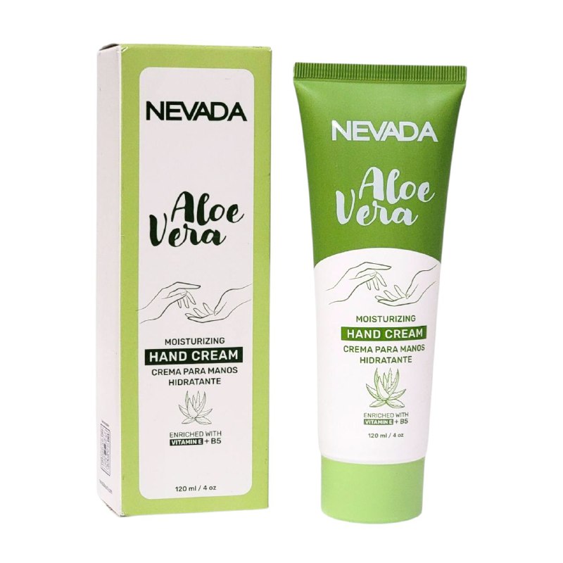 CREMA CORPORAL PARA MANOS DE ALOE VERA HIDRATANTE REPARADOR NEVADA 120