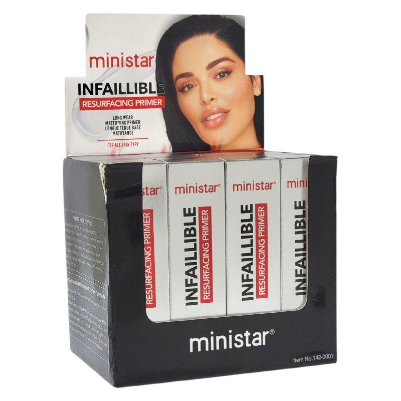 PREBASE MATE RENOVADORA EN GEL SUAVE Y LIGERO CON BRILLO Y DURACION MINISTAR 30ML (DUPE DE LOREAL)