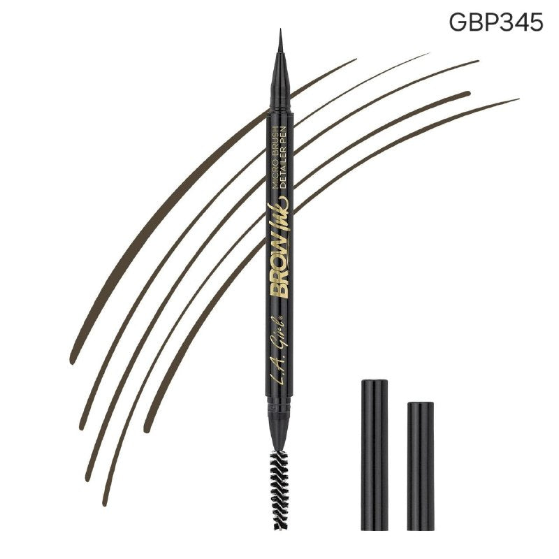 LAPIZ DELINEADOR DE CEJAS CON EFECTO PELO A PELO TONO GBP345 SOFT BROWN LA GIRL 0.45ML