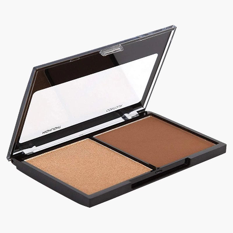 ILUMINADOR EN PALETA CON CONTORNO FORMULA DE MICA DE ALTA CALIDAD BYS COSMETICS 12G