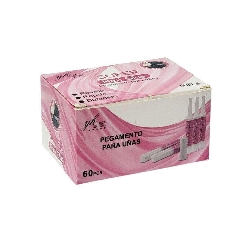PEGAMENTO PARA UÑAS POSTIZAS DE SECADO RAPIDO DURADERO YH BEJA COSMETICS 2G