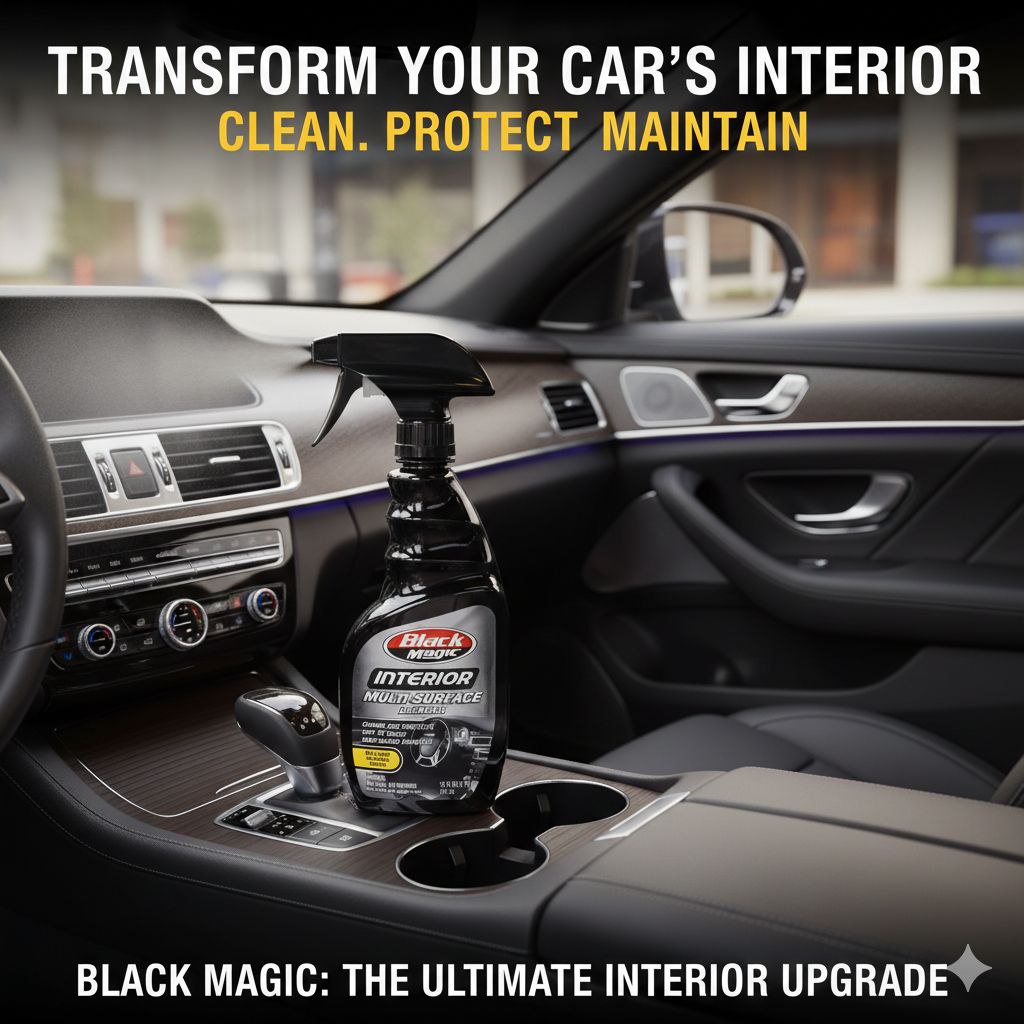 LIMPIADOR DE CARRO MULTISUPERFICIE BLACK MAGIC 473ML