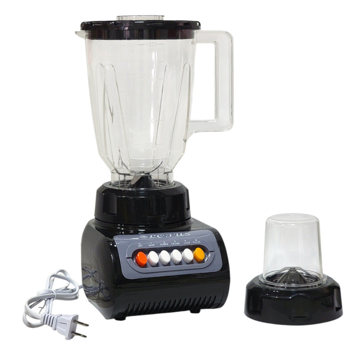 MAQUINA LICUADORA CON JARRA PLASTICA LOTUS 1.5L