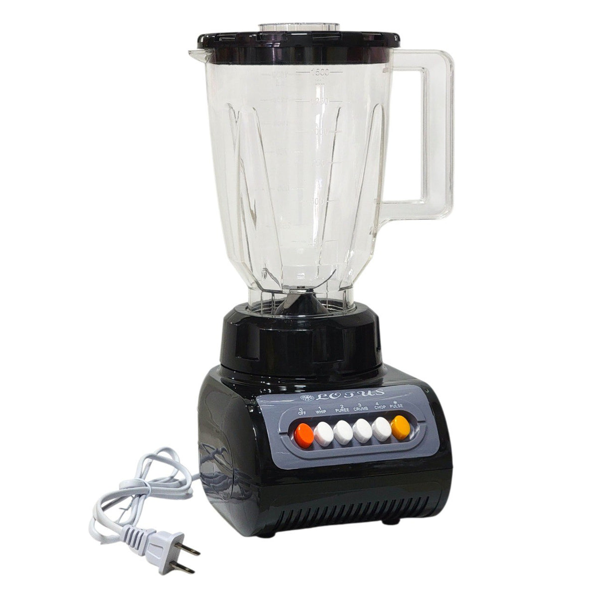 MAQUINA LICUADORA CON JARRA PLASTICA LOTUS 1.5L