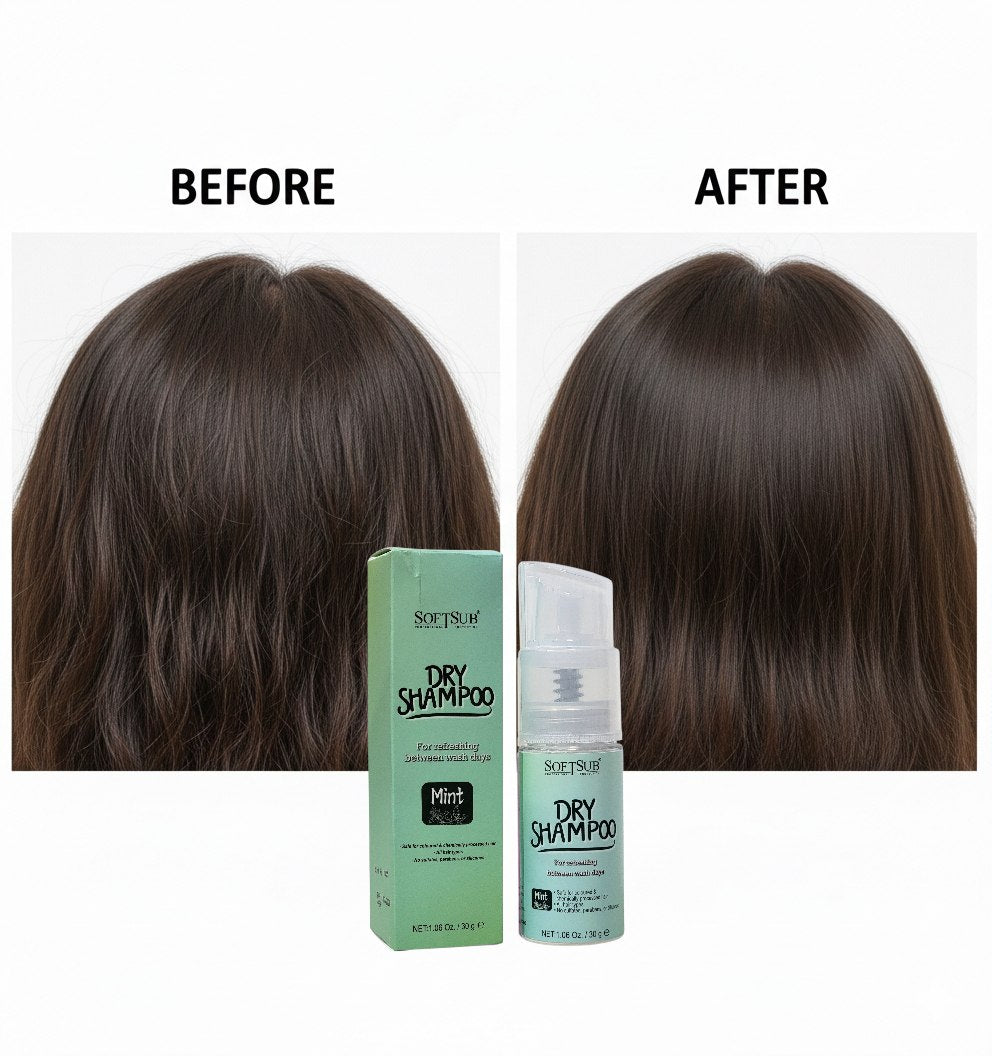 SHAMPOO EN SECO CON AROMA MENTA SOFTSUB 30G