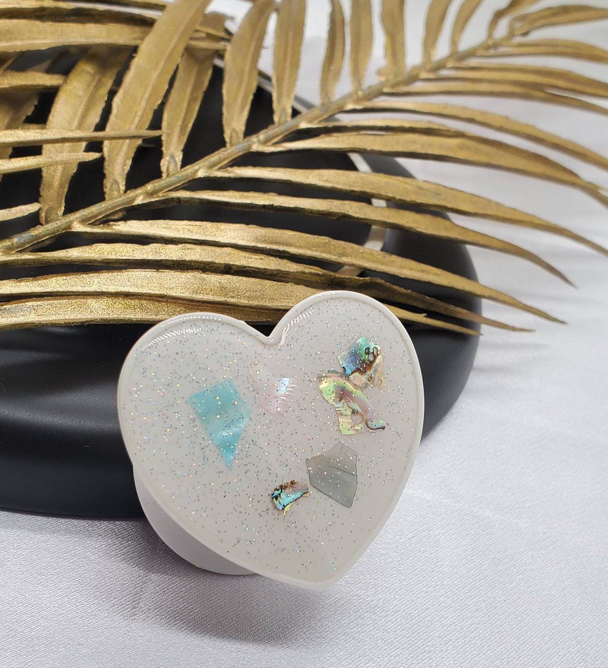 SOPORTE PARA CELULAR EN FORMA DE CORAZON