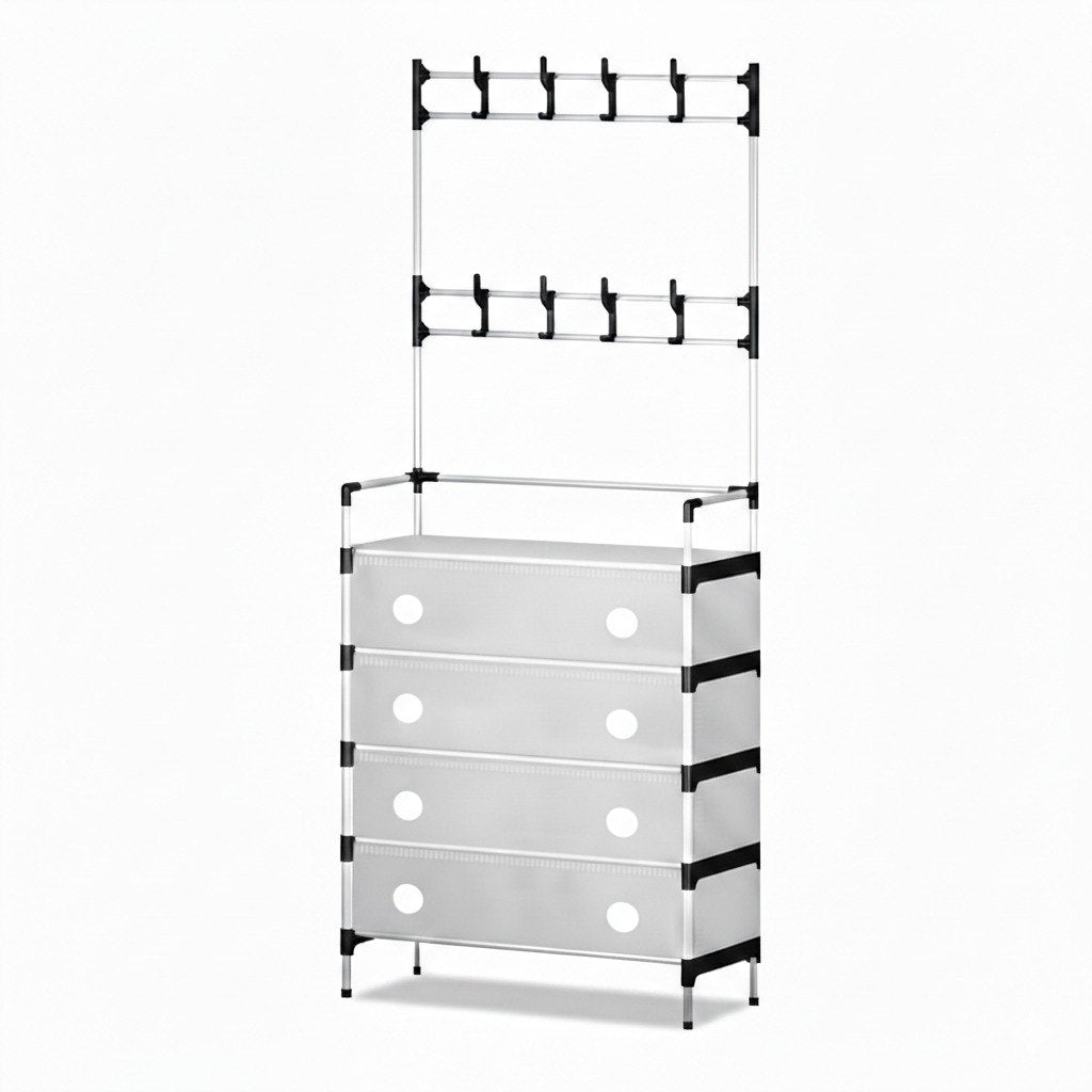 ORGANIZADOR ESTANTE INTEGRADO MULTIFUNCIONAL SIMPLE 16X28X63X170CM