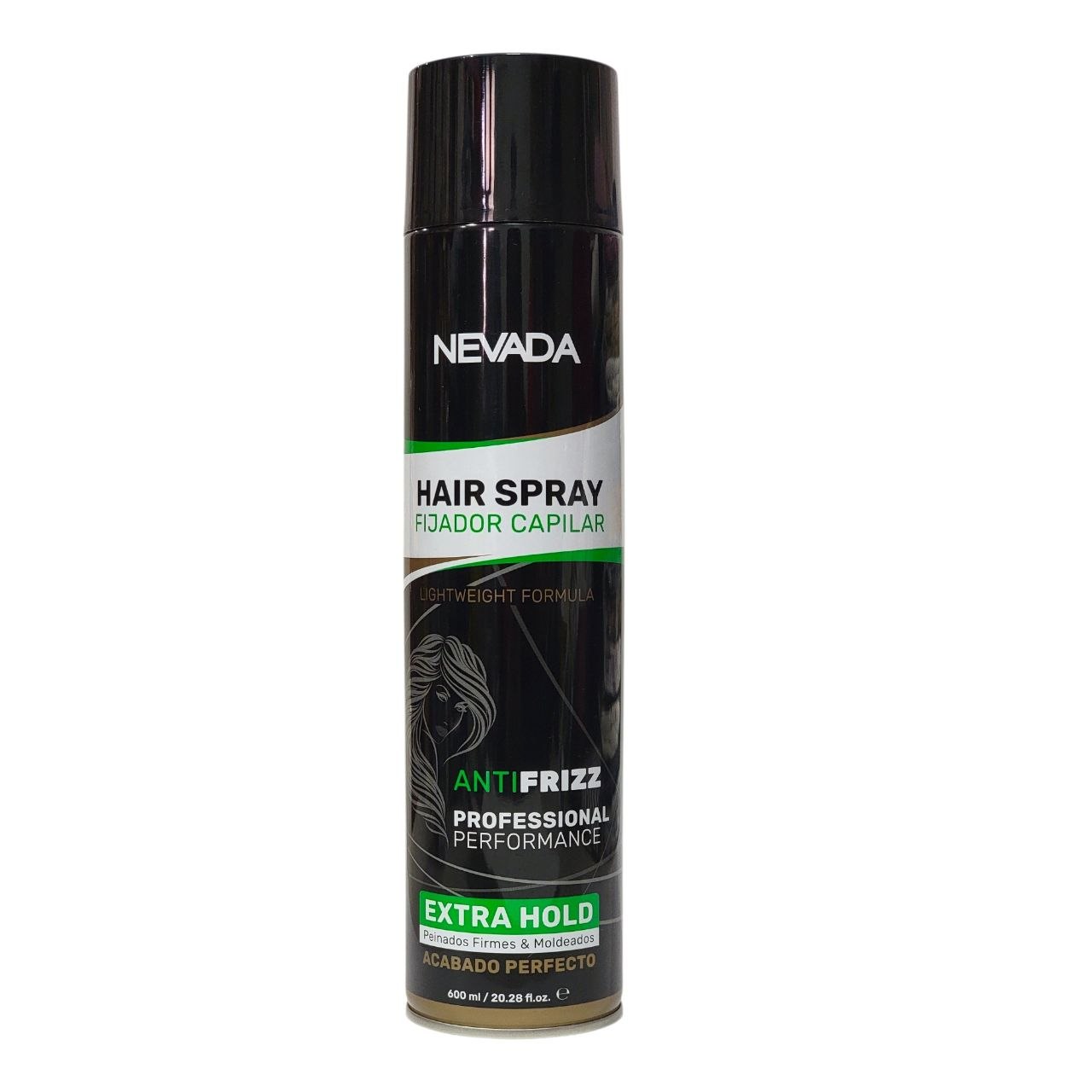 SPRAY FIJADOR CAPILAR ANTI FRIZZ NEVADA 600ML