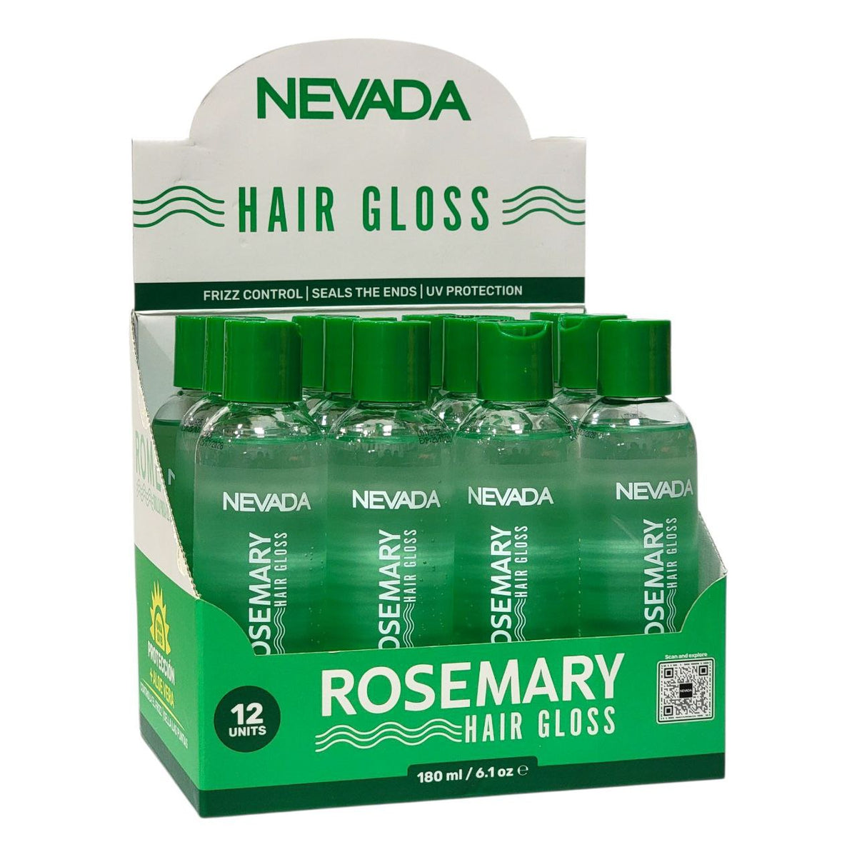 BRILLO PARA EL CABELLO CON ROMERO NEVADA 180ML
