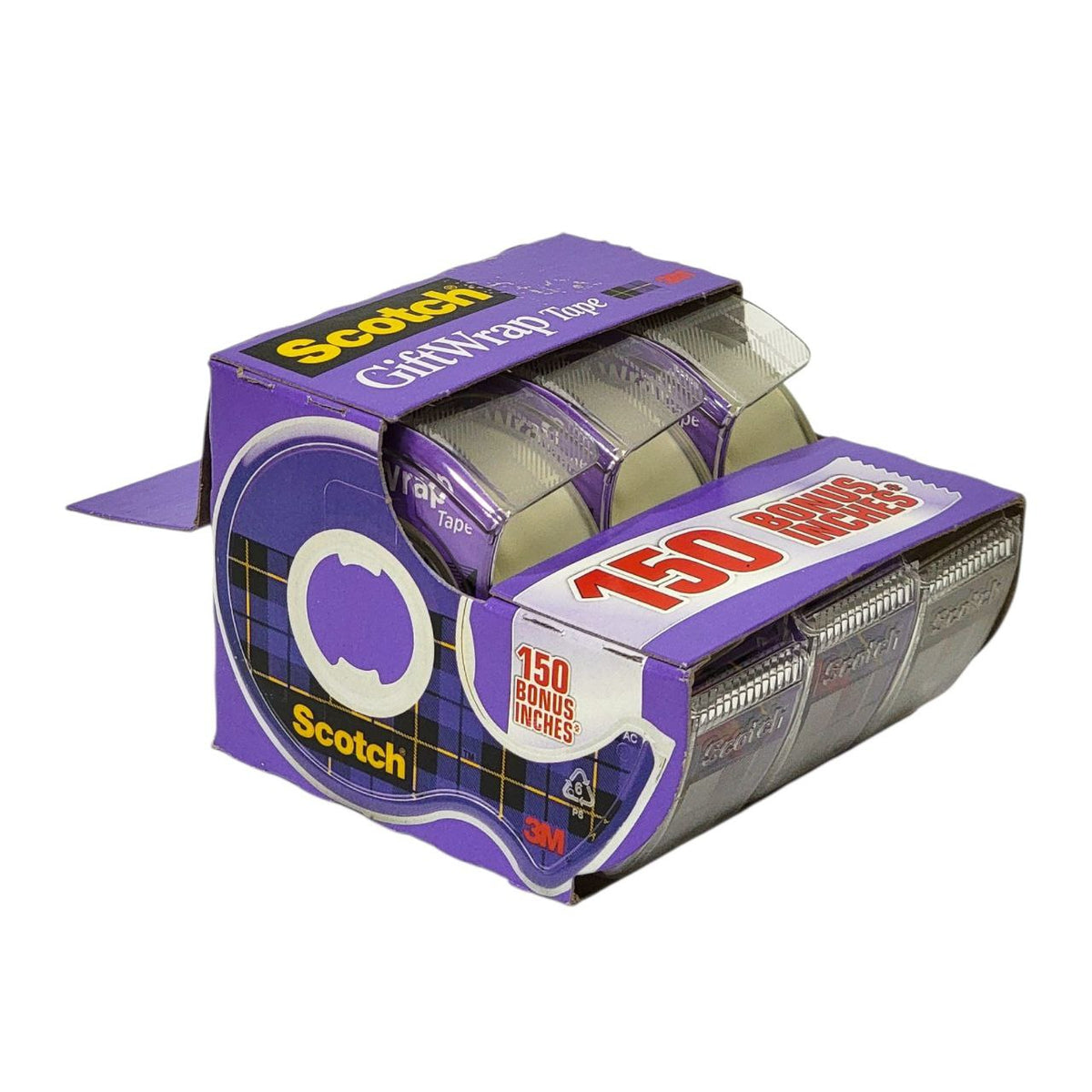 CINTA ADHESIVA TAPE CON DISPENSADOR SCOTCH 19 MM X 8.89M x UND