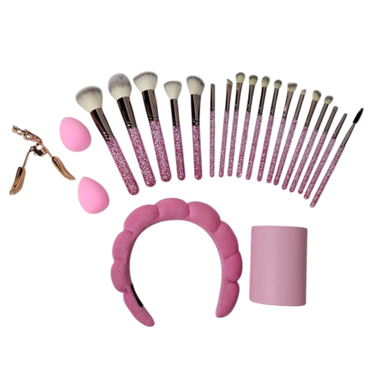 SET DE BROCHAS Y ACCESORIOS DE MAQUILLAJE 23PCS JOS MAKEUP TOOLS
