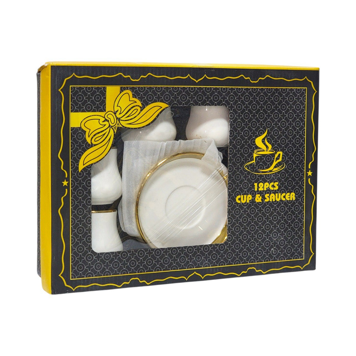 JUEGO DE TAZAS Y PLATOS PARA CAFE O TE DE CERAMICA 12PCS