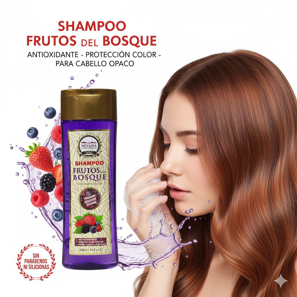 SHAMPOO DE FRUTOS DEL BOSQUE NEVADA 420ML