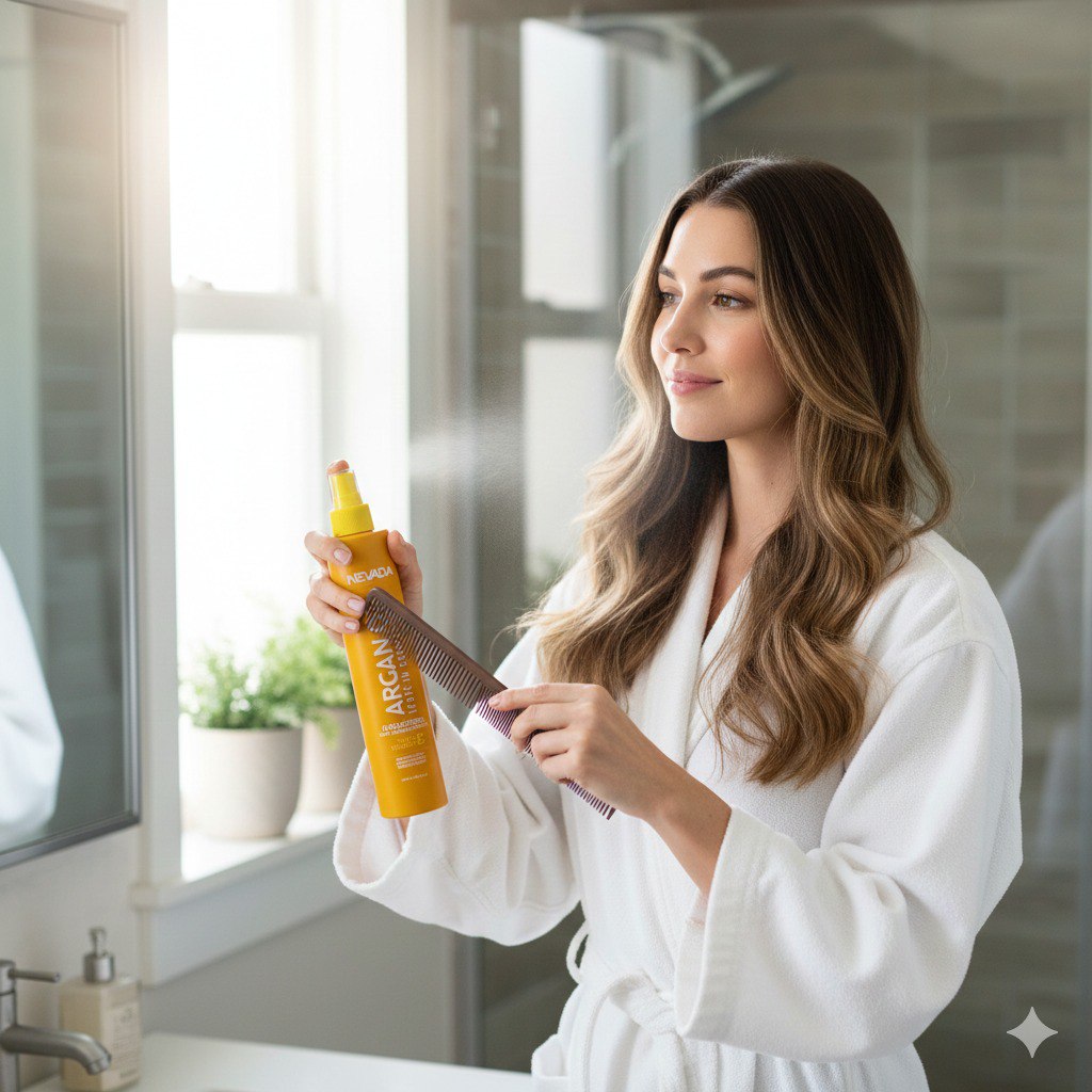 SPRAY DE ACEITE DE ARGAN CON VITAMINA E NEVADA 510ML