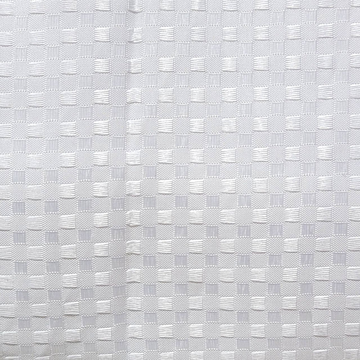 CORTINA PARA BAÑO COLOR BLANCO TEXTURIZADA 1 PANEL THE SPA COLLECTION 180X180CM