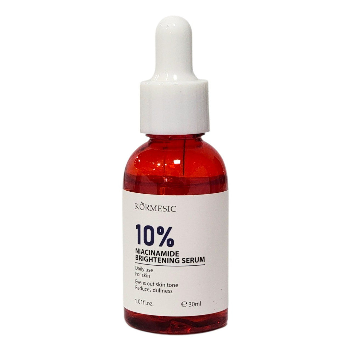 SUERO FACIAL ILUMINADOR DE NIACINAMIDA AL 10% KORMESIC 30ML