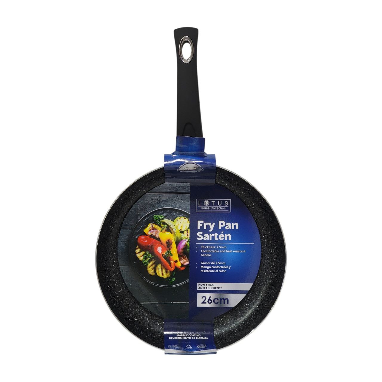 SARTÉN CON REVESTIMIENTO DE MÁRMOL ANTIADHERENTE LOTUS 26CM