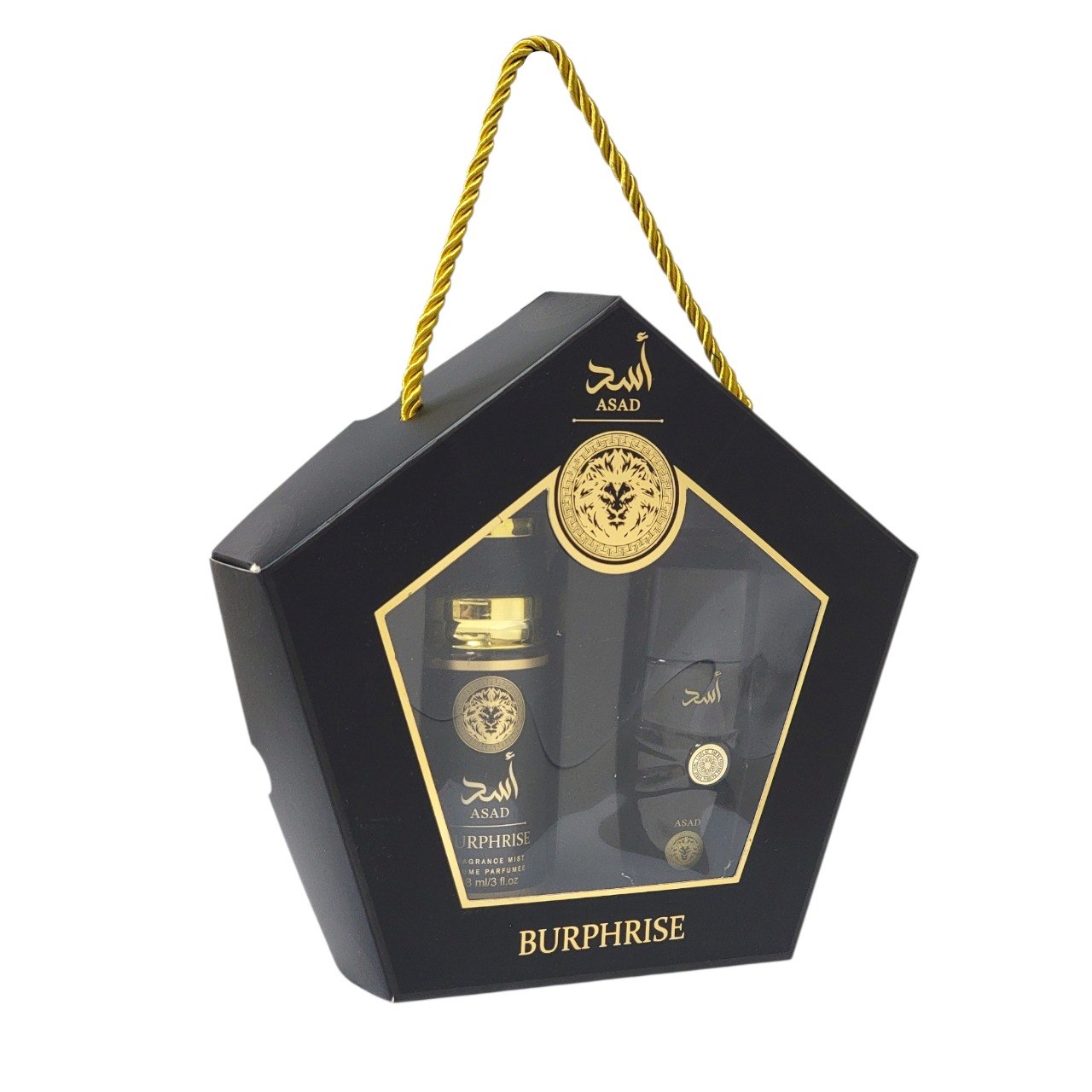 MINI SET ASAD BURPHRISE PERFUME 35ML SPLASH 88ML (AROMA SIMILAR A ASAD LATTAFA)