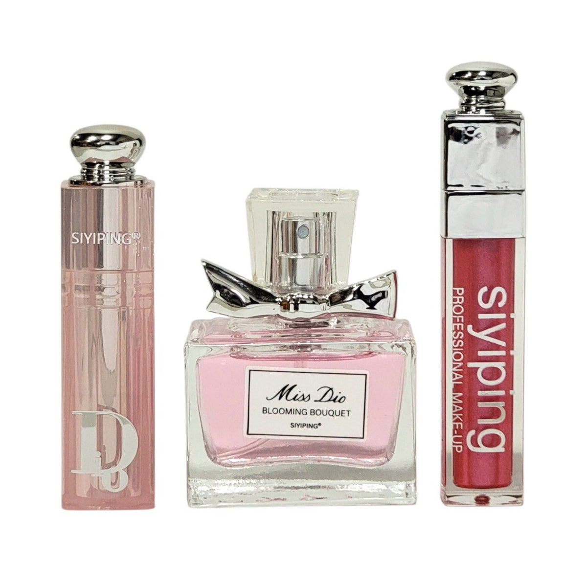 SET DE BRILLO LABIAL Y PERFUME SIYIPING (DUPE DE DIOR)