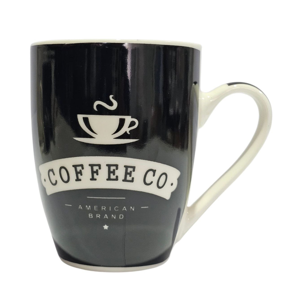 TAZAS DISEÑO BLACK PREMIUM 9CM