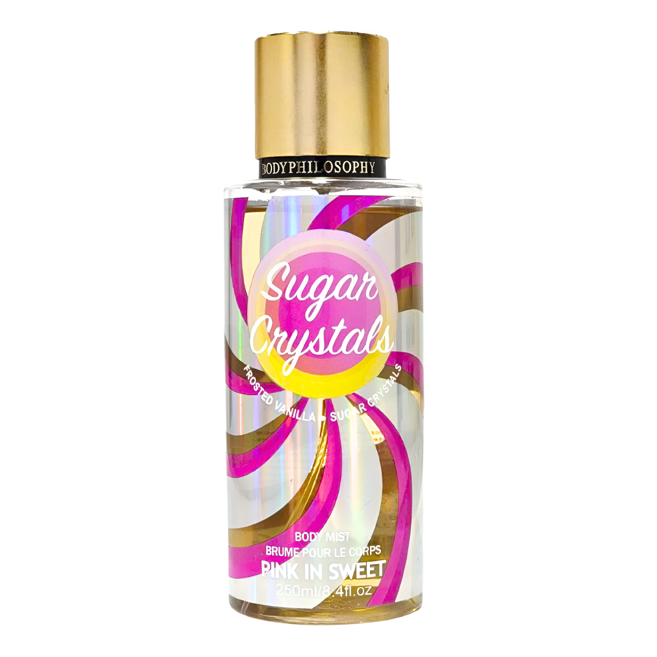 SPLASH PINK IN SWEET SUGAR CRYSTALS 250ML (M)(DUPE DE VICTORIA SECRET PINK VANILLA SWIRL)