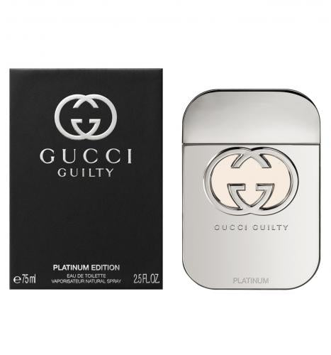GUCCI GUILTY PLATINUM EDITION 2.5 OZ EDT SP PARA MUJERES