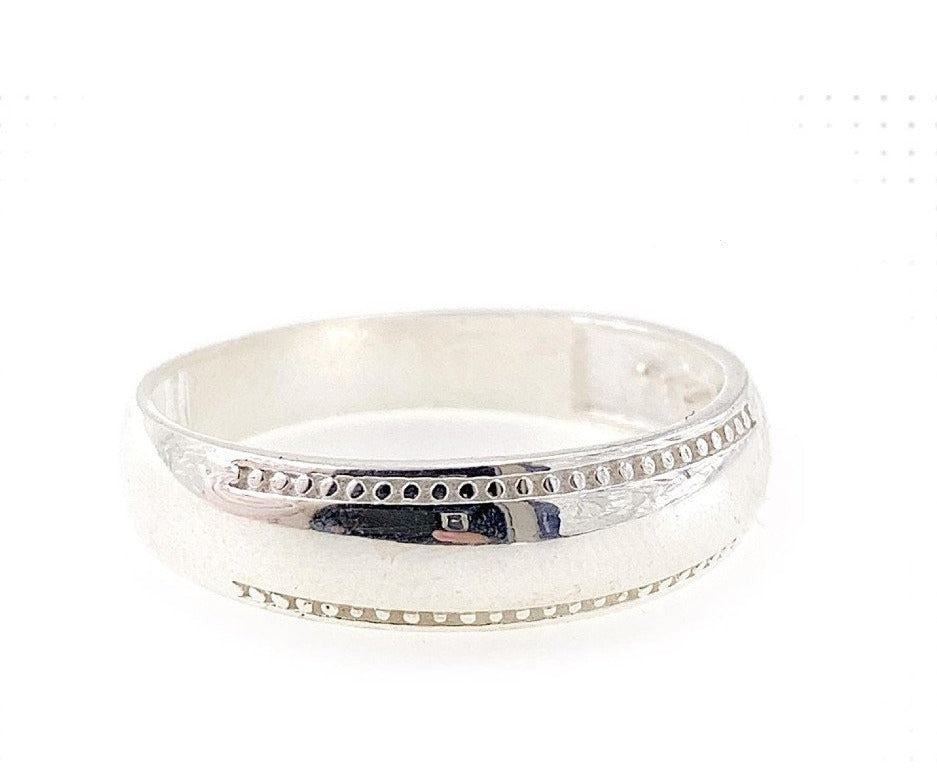 PANI1397 ANILLO DE MATRIMONIO CABALLERO, PLATA 925