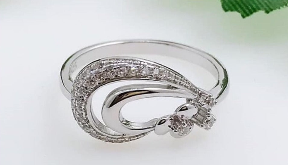 PANI387 ANILLO CON CIRCONES, PLATA 925