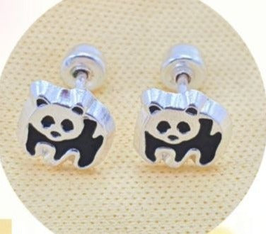PARIN100 ARITO DE OSO PANDA, PLATA 925