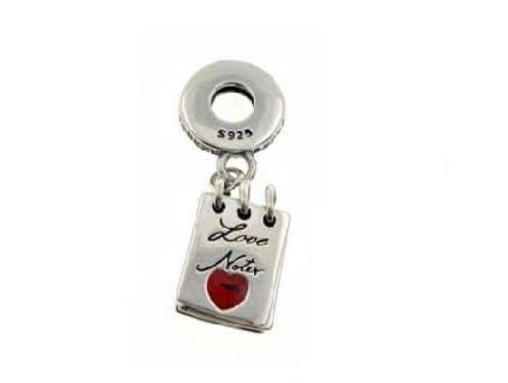 PCHARM2332 COLGANTE LIBRETA CON MENSAJE (NOTA DE AMOR) AMOR SAN VALENTIN