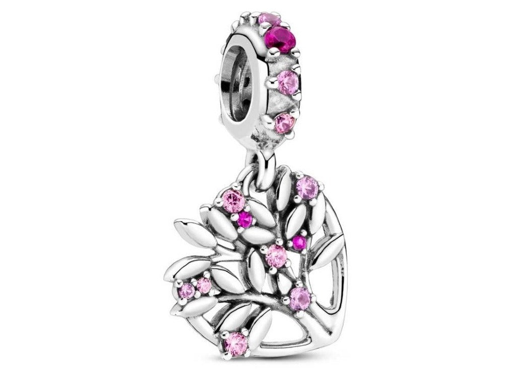 PCHARM2457 COLGANTE DE CORAZON CON EL ARBOL DE LA VIDA EN MEDIO