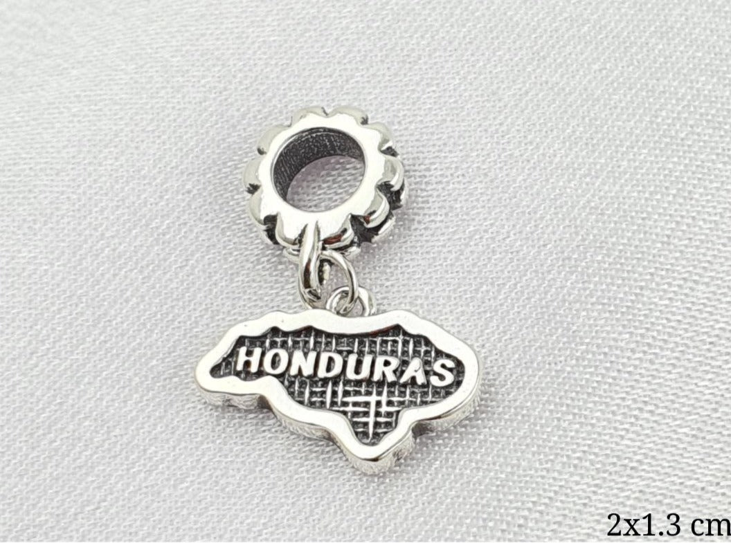 PCHARM2623 COLGANTE DEL MAPA DE HONDURAS