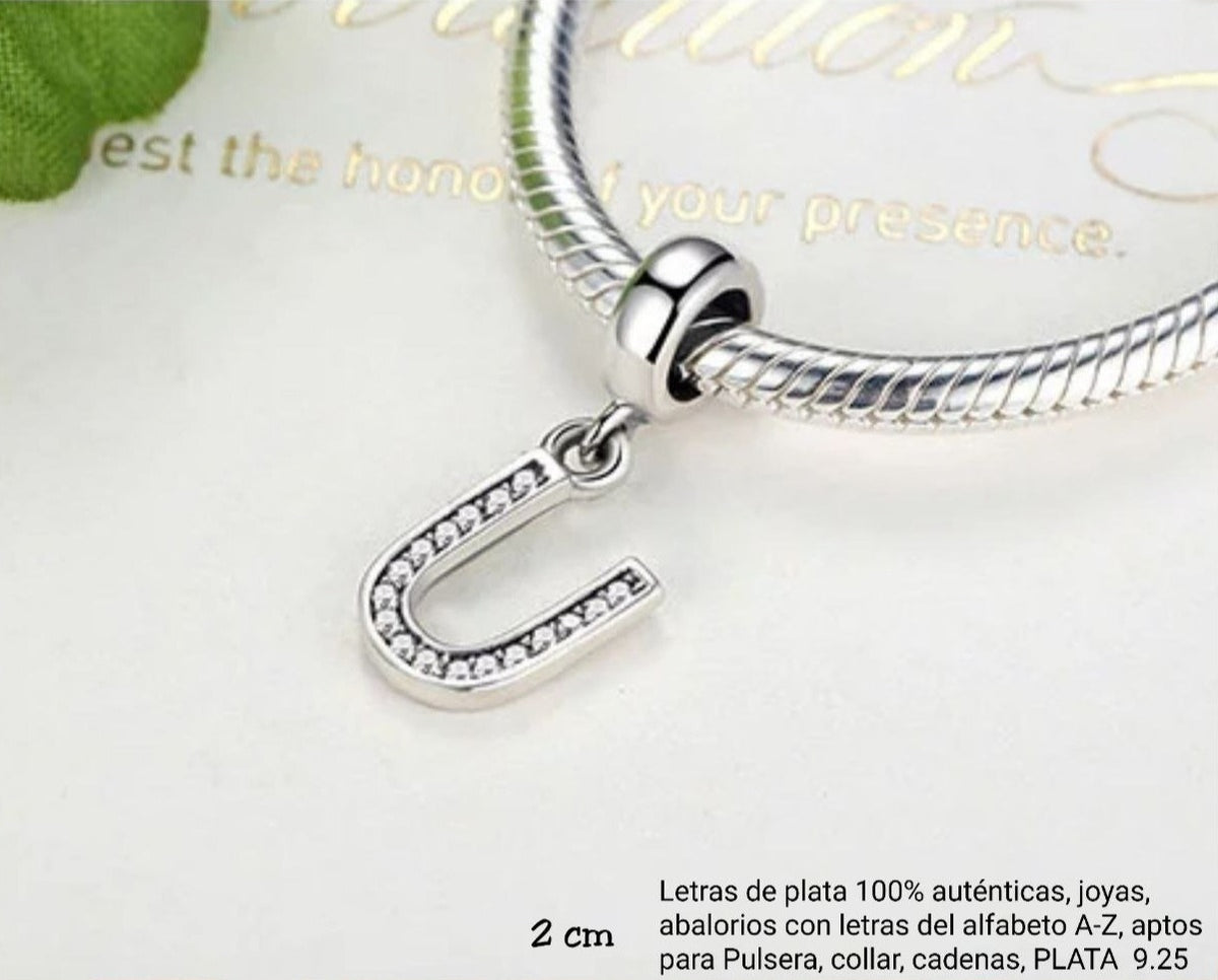 PCHARM808 COLGANTE LETRA U