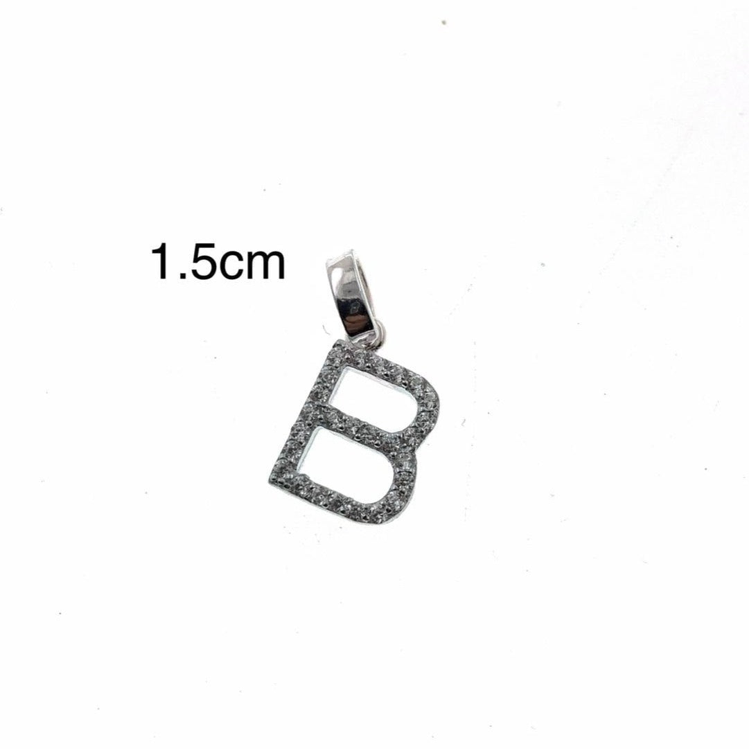 PDIJE1005 LETRA B PLATA 925