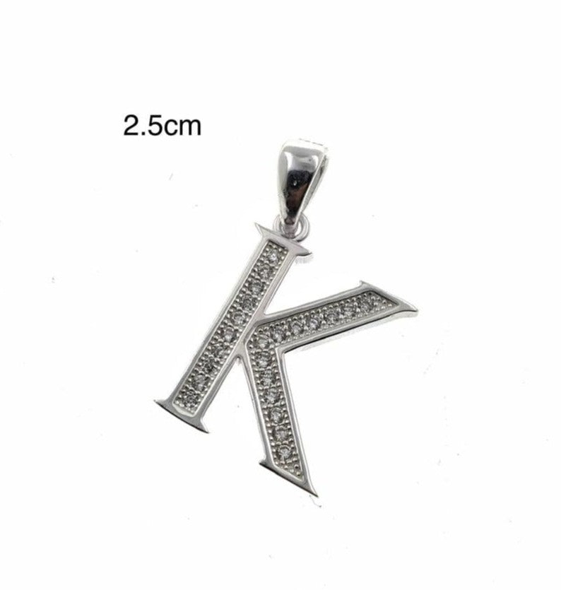 PDIJE1037 LETRA K PLATA 925