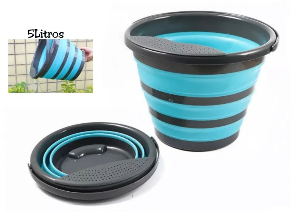 CANASTA PAILA PLEGABLE 5 LITROS