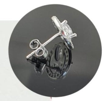 PSET2818 SET ALAS DE ANGEL PARECIDO A PANDORA CON ZIRCONIA BLANCO PLATA 9.25